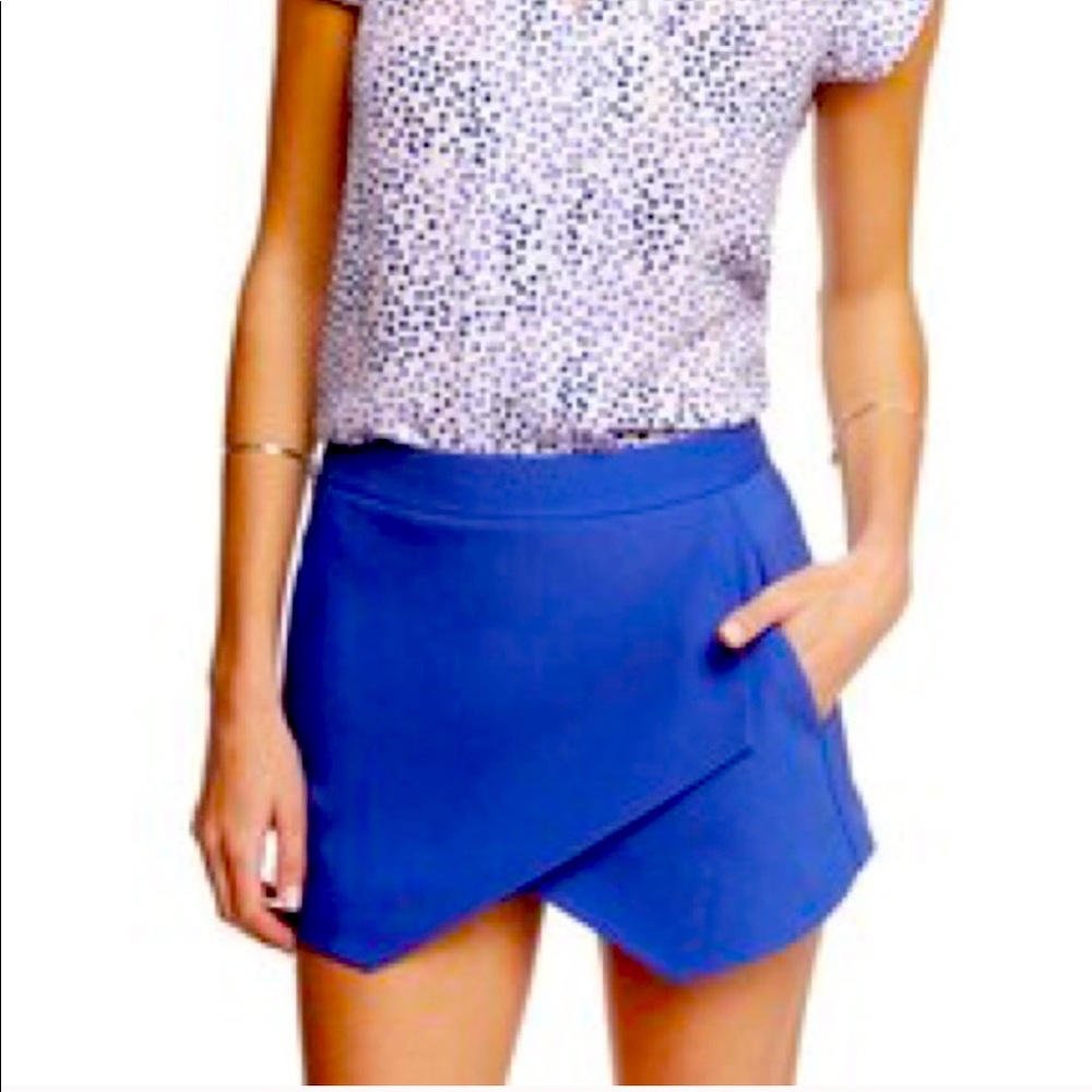 Express blue skort